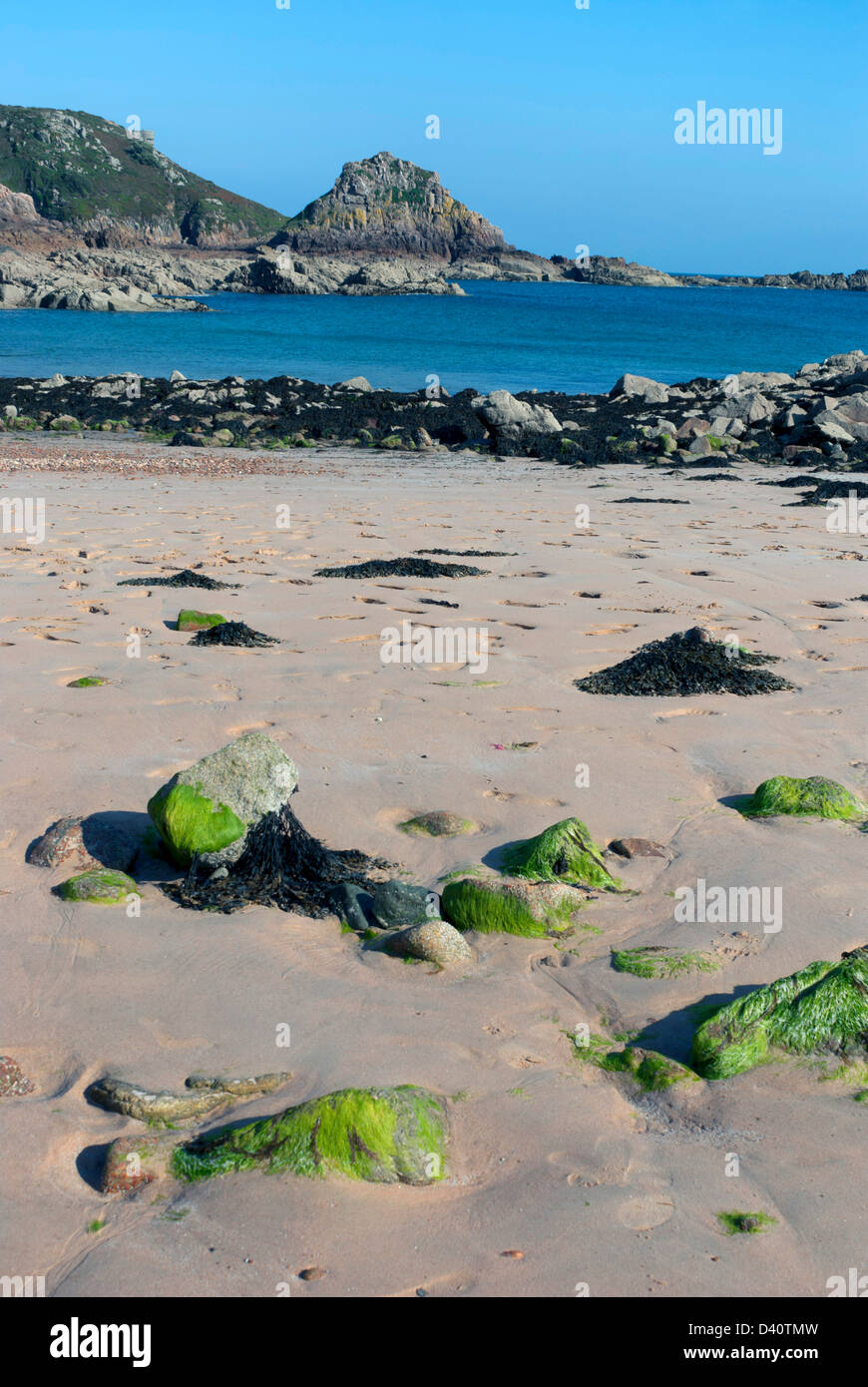 Portelet Bay, Jersey, Channel Islands, UK Stock Photo - Alamy