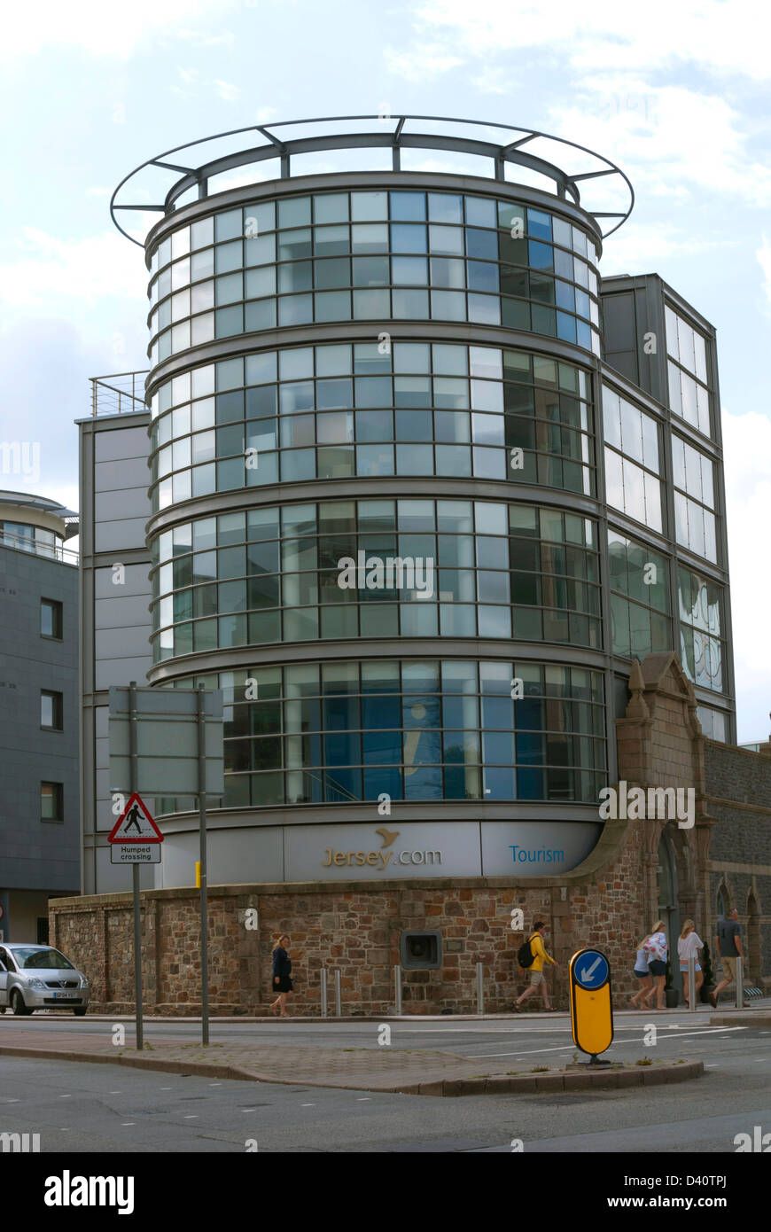 The headquarters of Jersey Tourism in St Helier, Jersey Stock Photo - Alamy