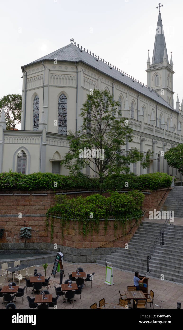 The multi purpose Chijmes Chimes Hall and Chapel, Singapore, with Hary