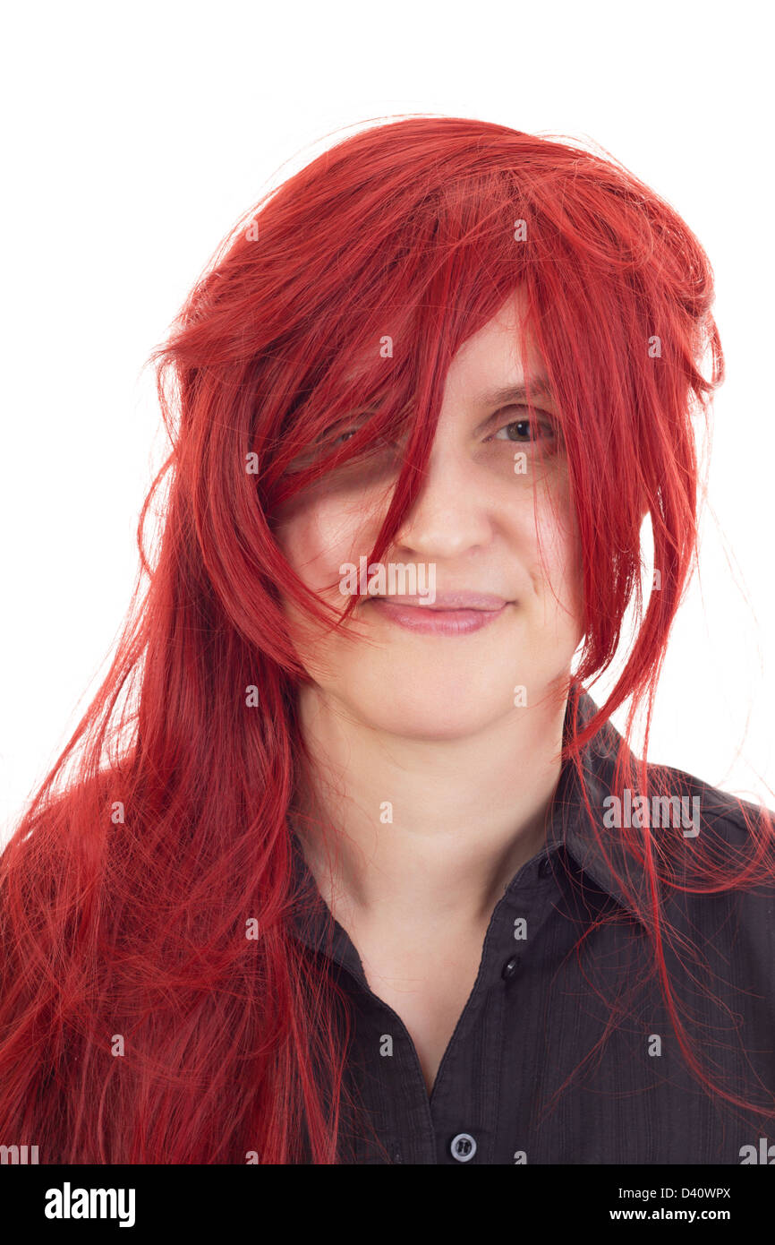 Red hair beautiful woman hi-res stock photography and images - Alamy