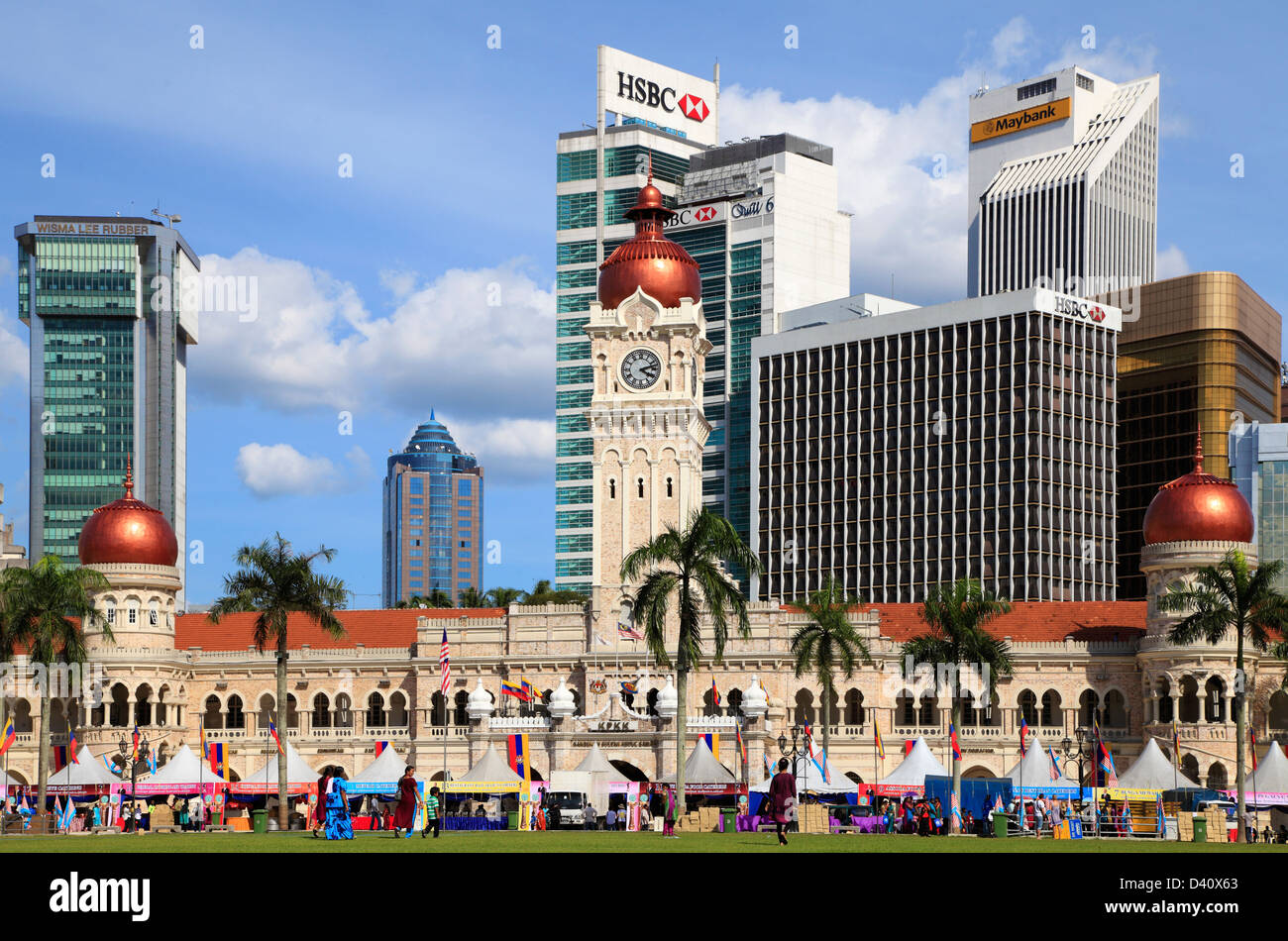 Malaysia, Kuala Lumpur, Merdeka Square, Sultan Abdul Samad Building ...