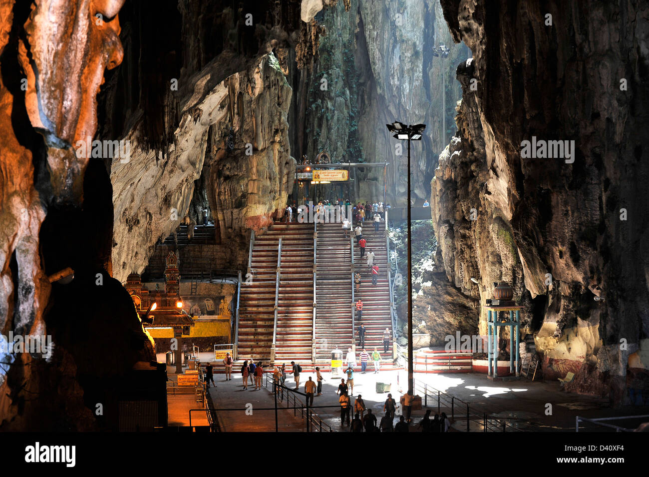 Asia Malaysia Kuala Lumpur Hindu temple Batu Caves Stock Photo