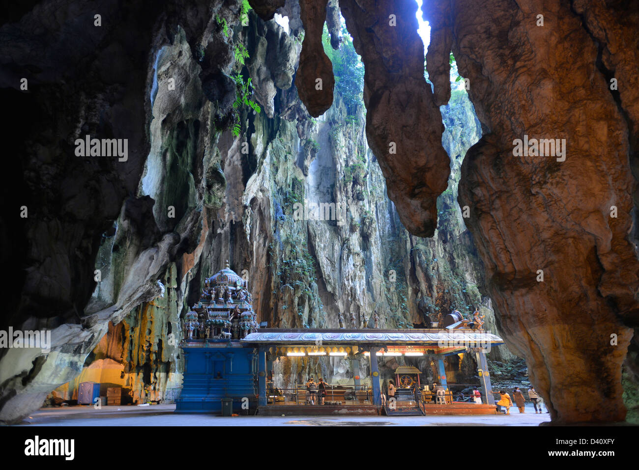 Asia Malaysia Kuala Lumpur Hindu temple Batu Caves Stock Photo