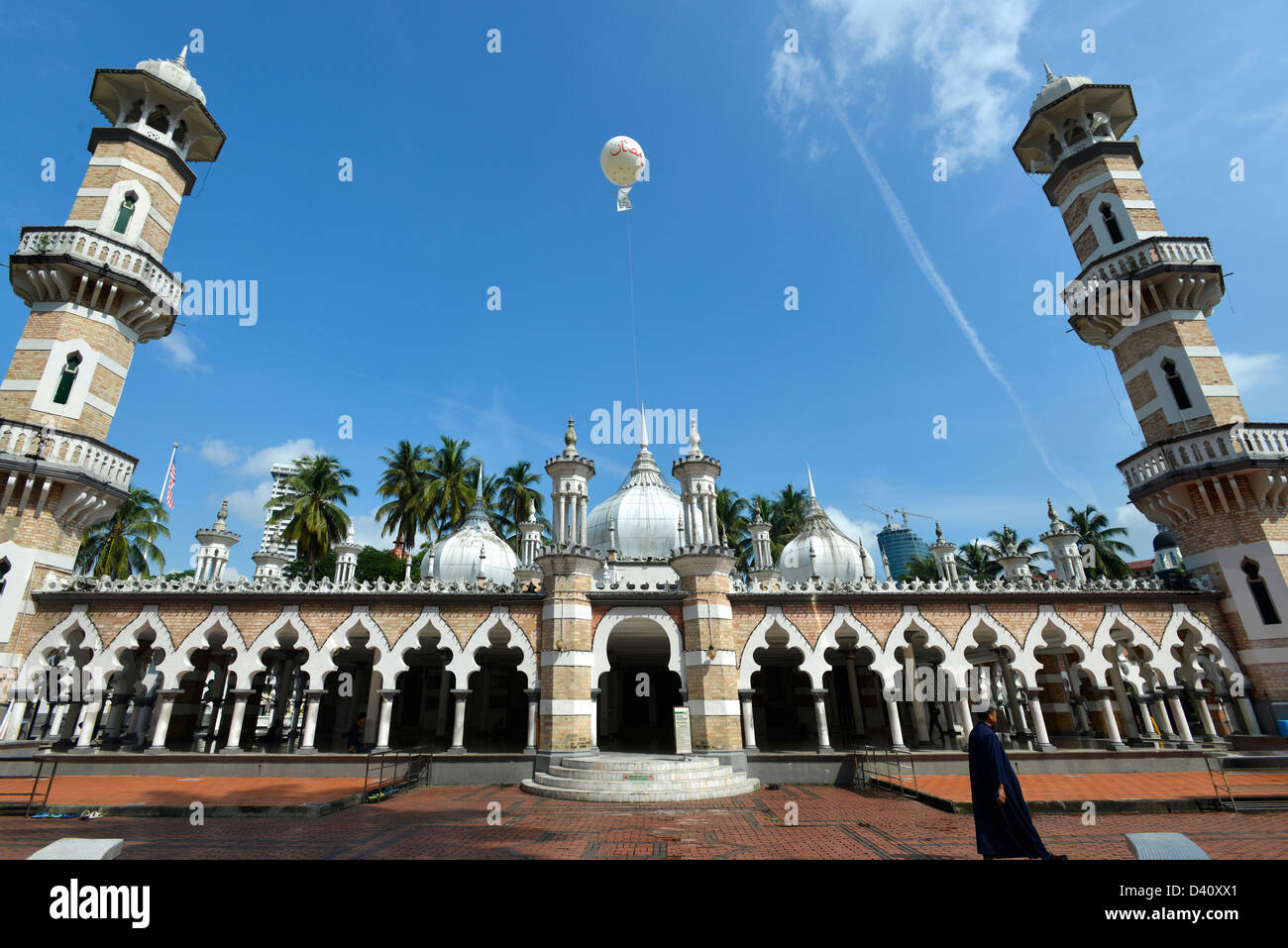 Asia Malaysia Kuala Lumpur Masjid Jamek Mosque Stock Photo