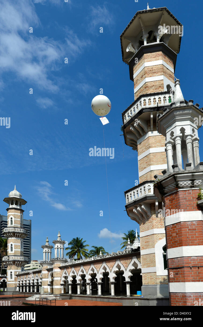 Asia  Malaysia Kuala Lumpur Masjid Jamek Mosque Stock Photo