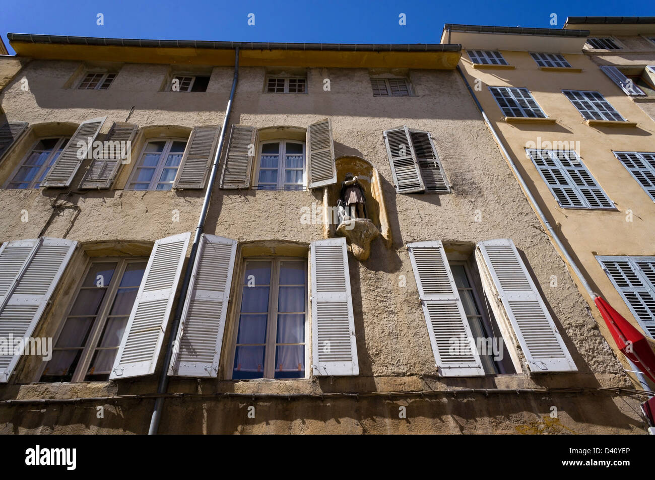 Houses in Aix-en-Provence, France Stock Photo
