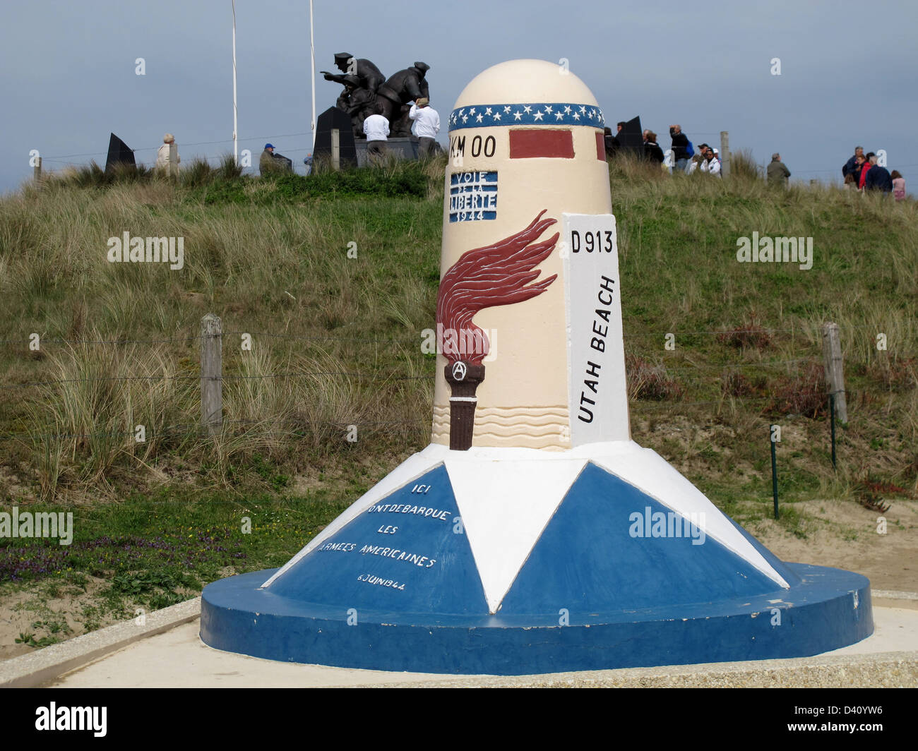 Way of Freedom KM 00,DDay,Landing Beach at Utah beach,SainteMariedu