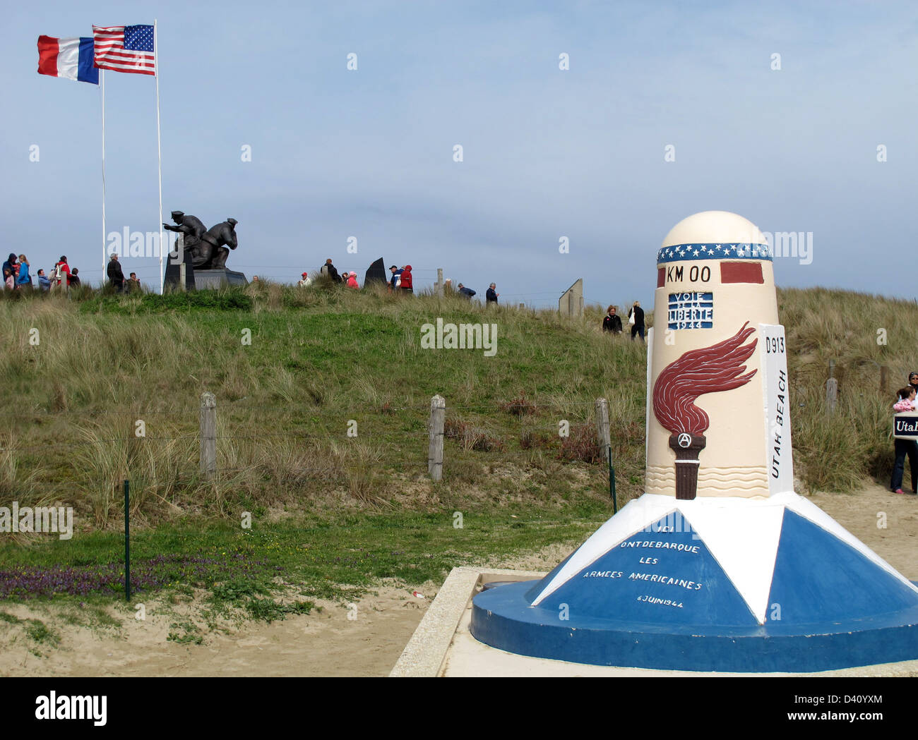 Way of Freedom KM 00,DDay,Landing Beach at Utah beach,SainteMariedu