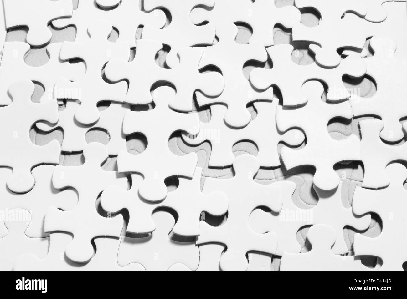 Jigsaw Puzzle Pieces Stock Photo