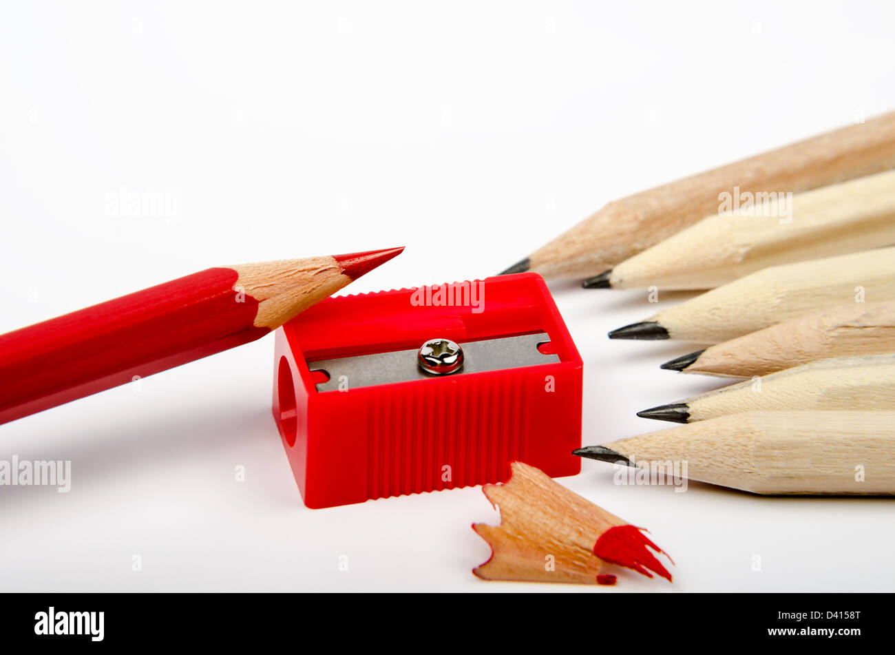 Beautiful close up of graphite pencils for drawing on paper and creating  something amazing Stock Photo - Alamy