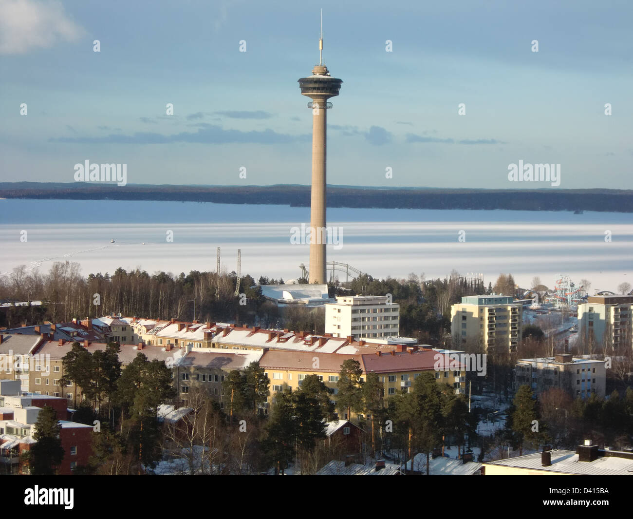 Tampere TV Tower (Republic of Finland) Stock Photo