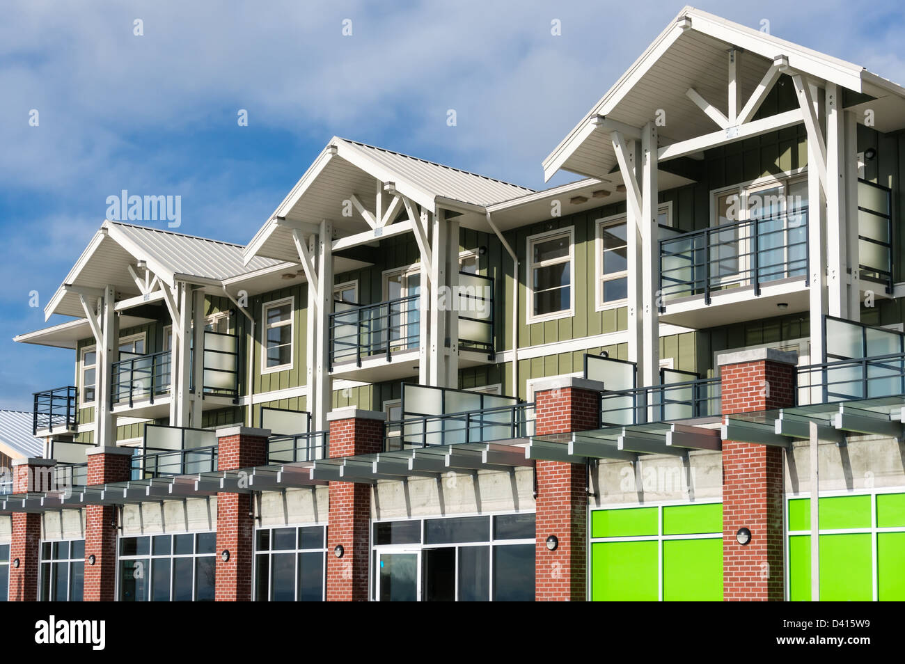 Modern Apartment Building in Vancouver, Canada Stock Photo Alamy