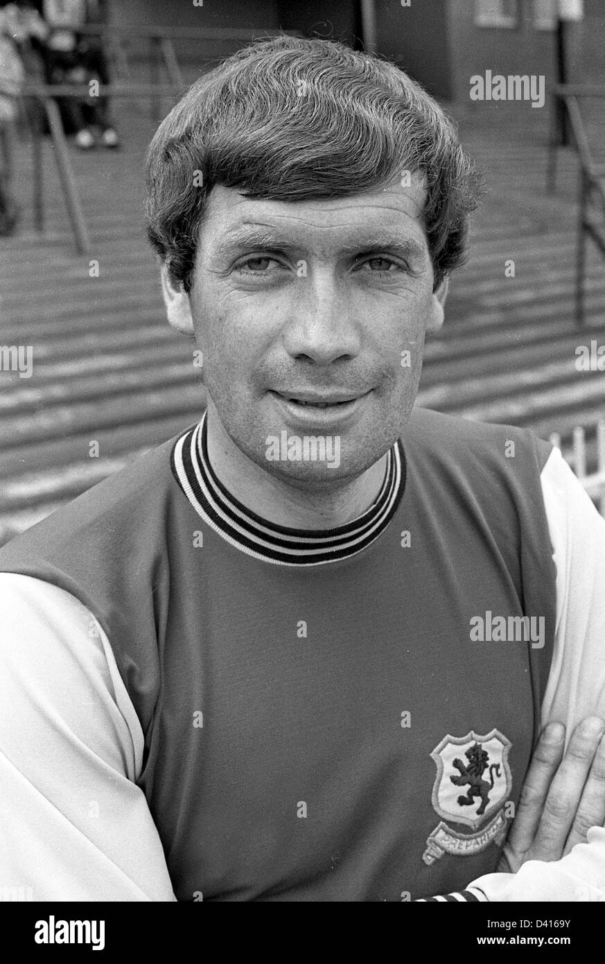 Brian Godfrey Aston Villa FC footballer 1968 Stock Photo - Alamy