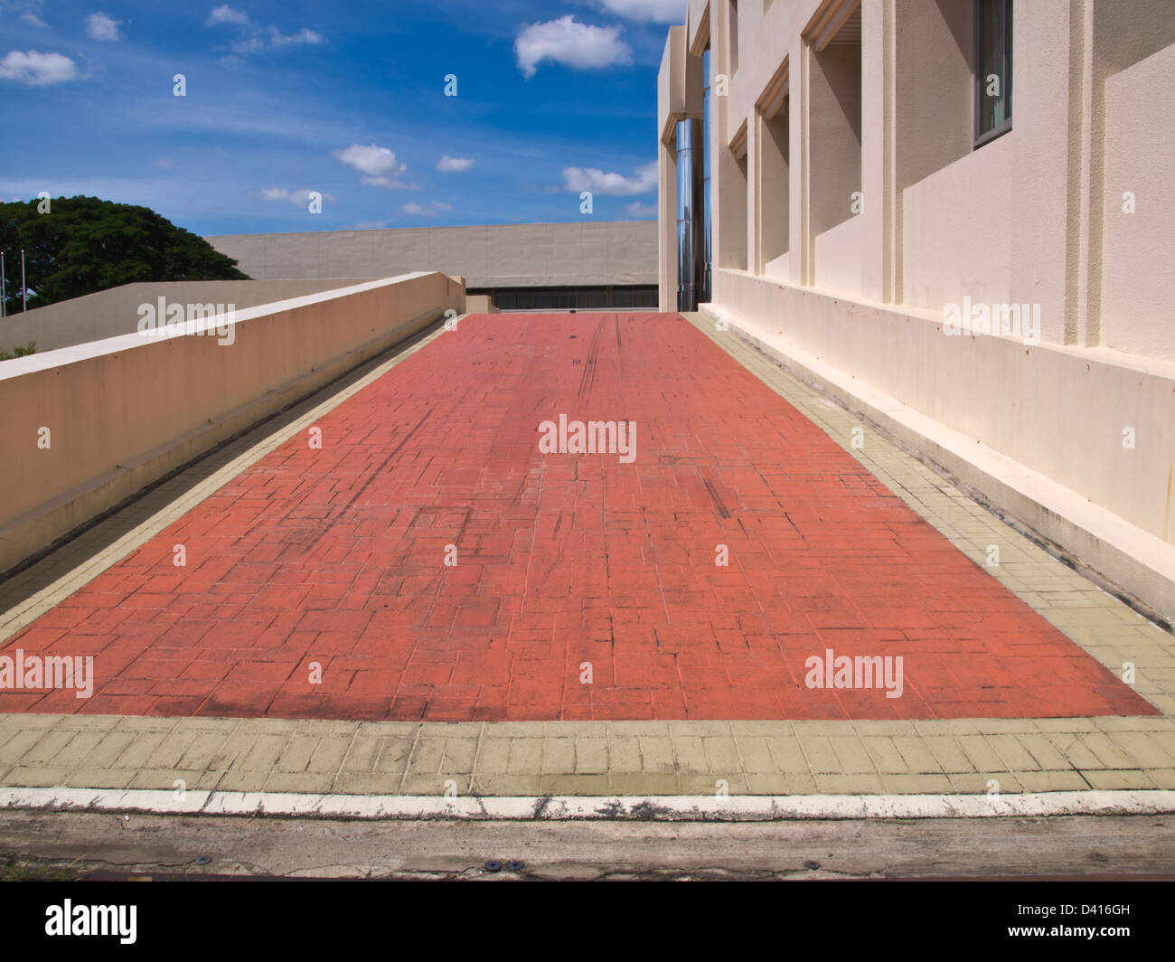 Ramp entrance to the office building Stock Photo - Alamy