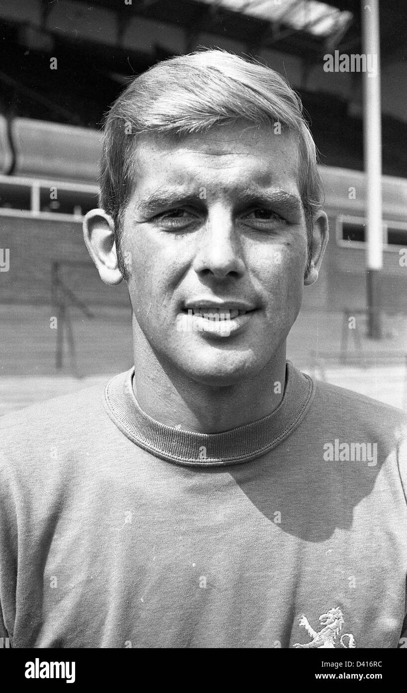 John Dunn Aston Villa FC footballer 1969 Stock Photo