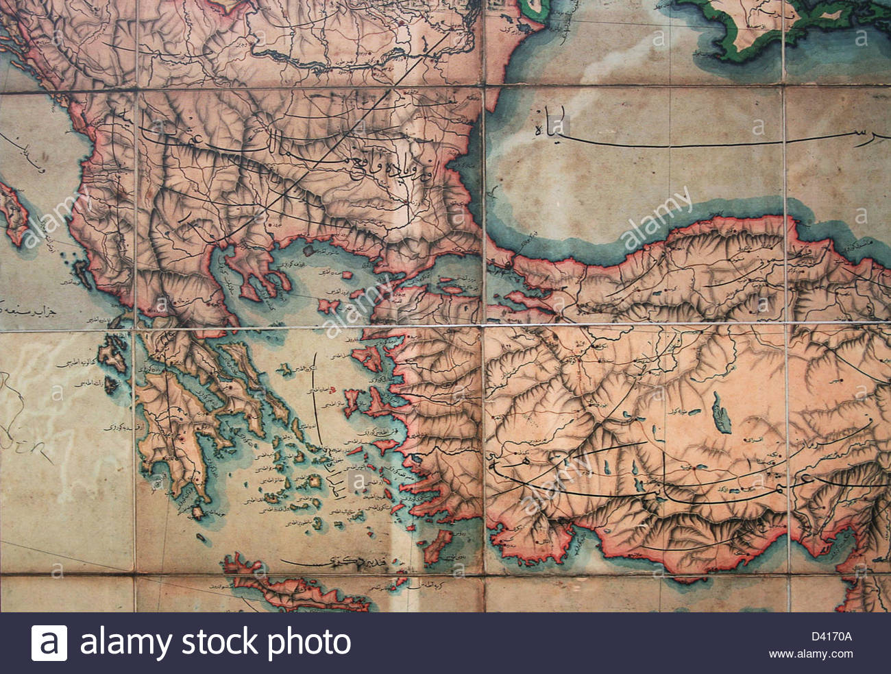 Map Of Ancient Greece Stock Photos & Map Of Ancient Greece Stock Images
