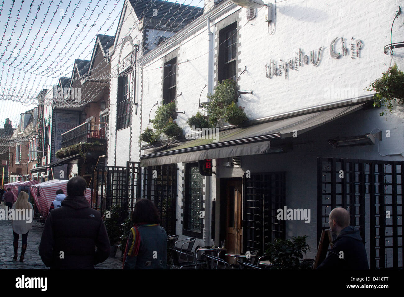 Ubiquitous Chip restaurant Ashton Lane Glasgow Stock Photo Alamy