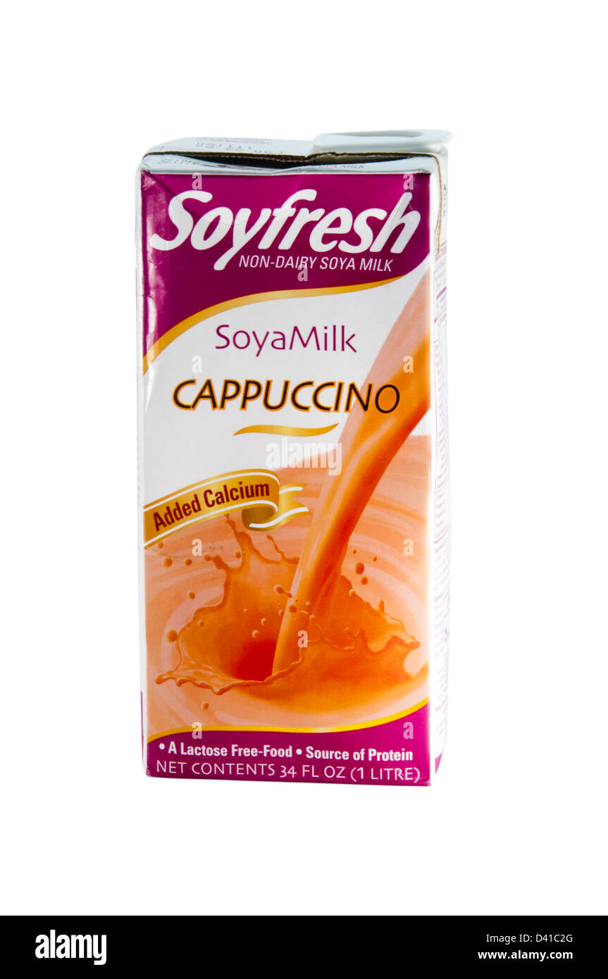 Carton of soya milk Cut Out Stock Images & Pictures Alamy