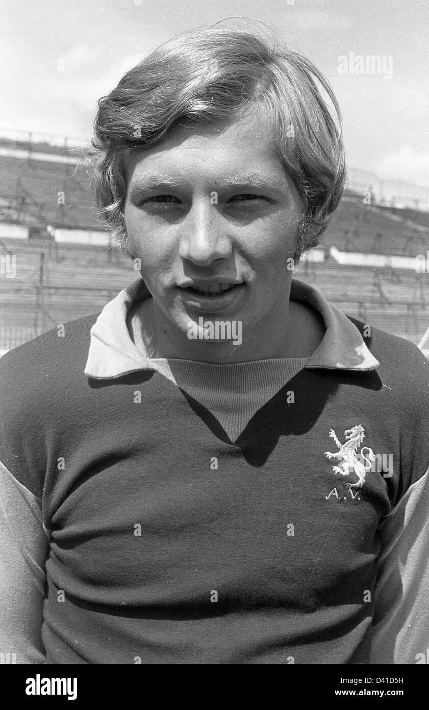 Greg Fellows Aston Villa footballer 1971 Stock Photo