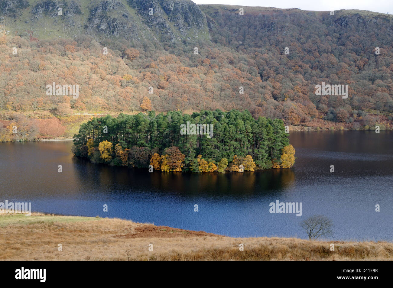 Pen y Garreg Reservoir Elan Valley Powys Wales Cymru UK GB Stock Photo