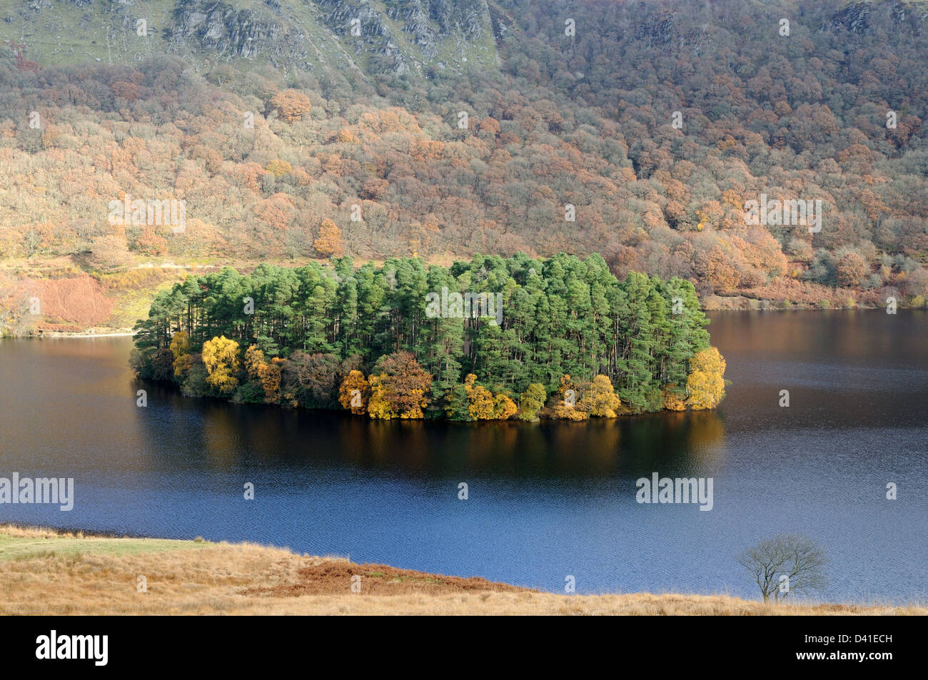 Pen y Garreg Reservoir Elan Valley Powys Wales Cymru UK GB Stock Photo