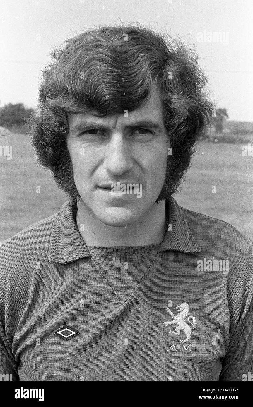 Tommy Hughes Aston Villa football club footballer 1972 Stock Photo Alamy