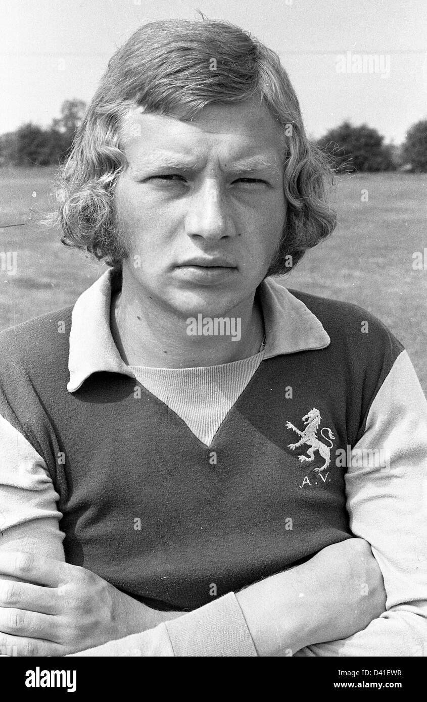 Greg Fellows Aston Villa football club footballer 1972 Stock Photo
