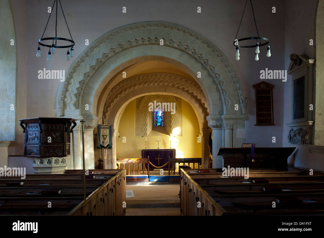St. John the Evangelist Church, Elkstone, Gloucestershire, England, UK Stock Photo Alamy