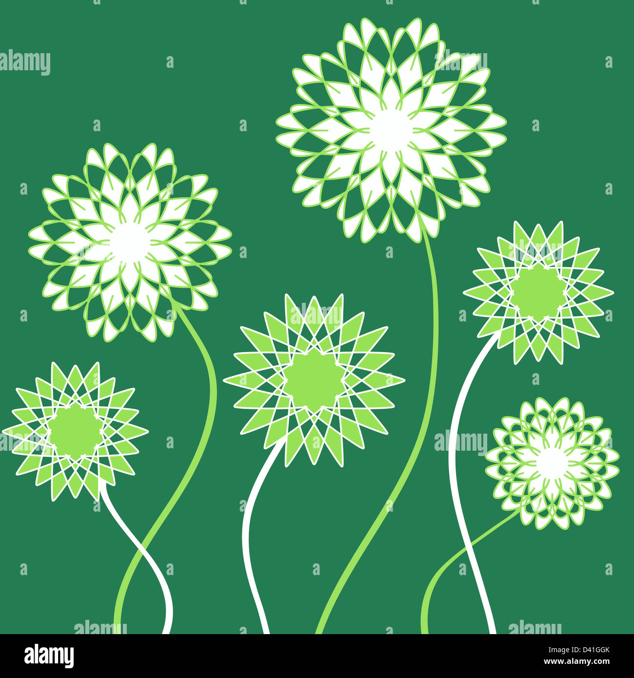 Artistic floral design Stock Photo