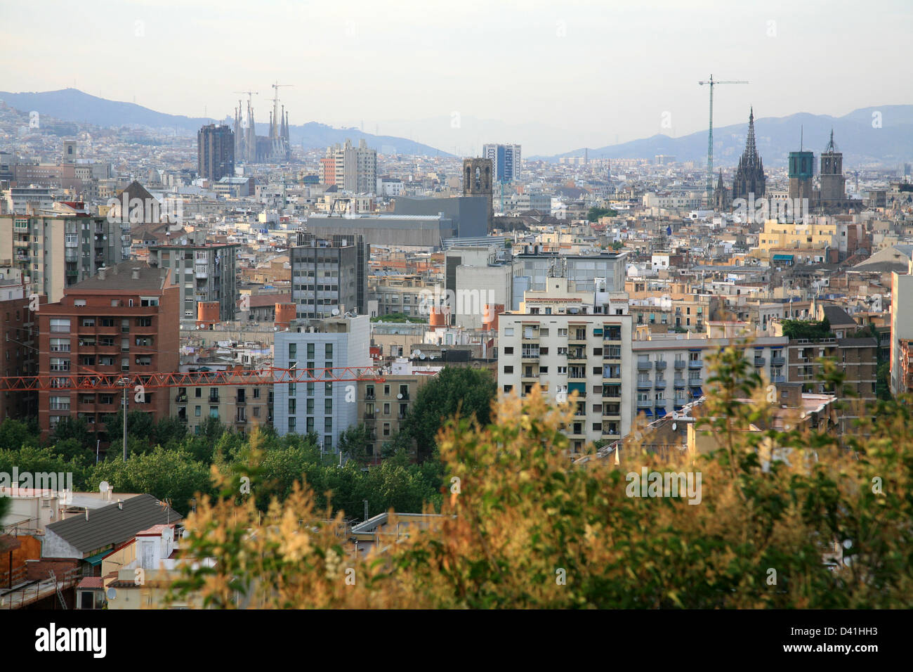 View of Barcelona, Spain Stock Photo - Alamy