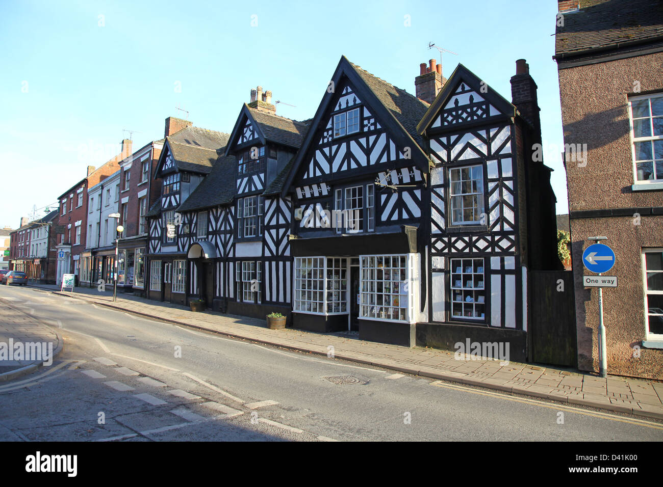 The Black And White Tudor House Tea Rooms In The High Street