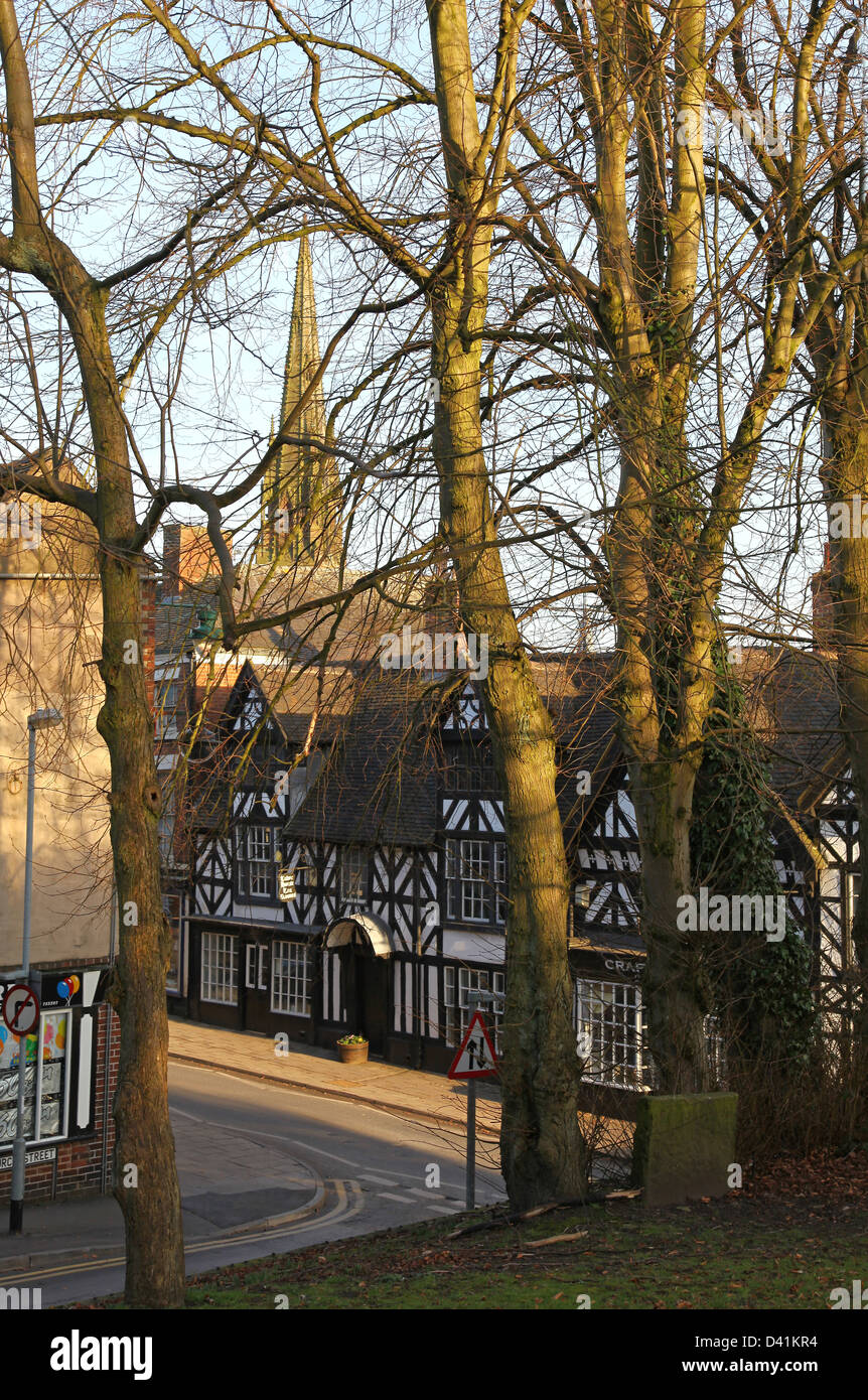 The Black And White Tudor House Tea Rooms In The High Street