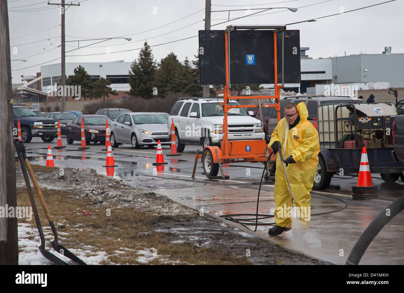 Hazardous materials suit hi-res stock photography and images - Alamy