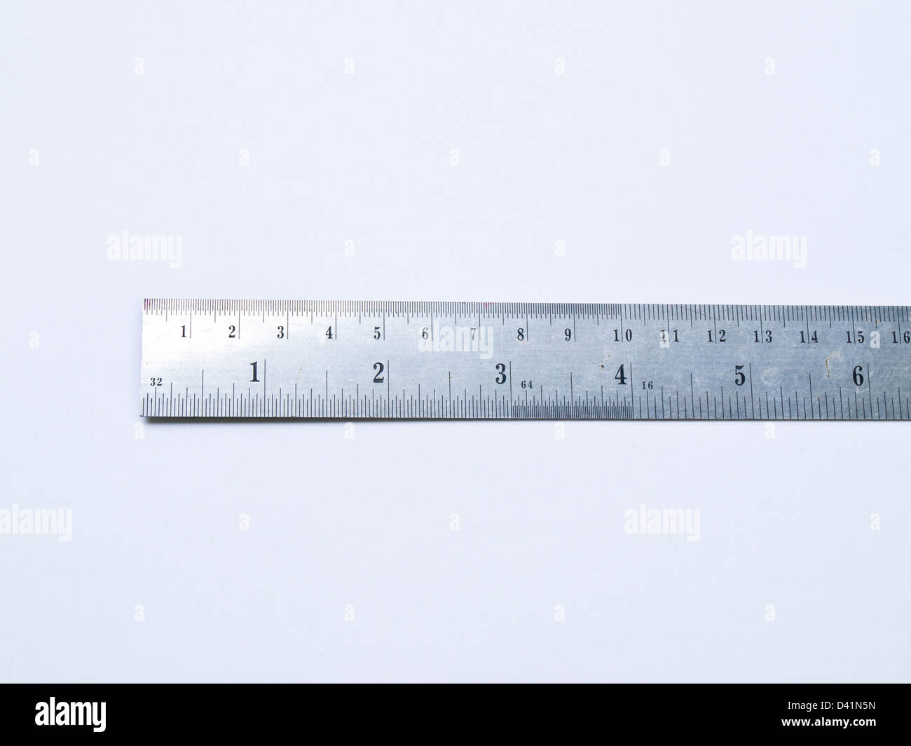 Silver Classic Metal Ruler 13 x 4 1/8 x 7-Inch Stainless Steel 