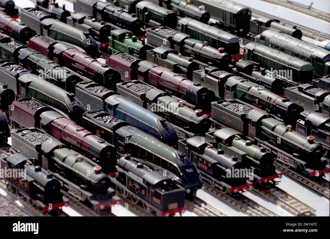 Hornby model trains Stock Photo