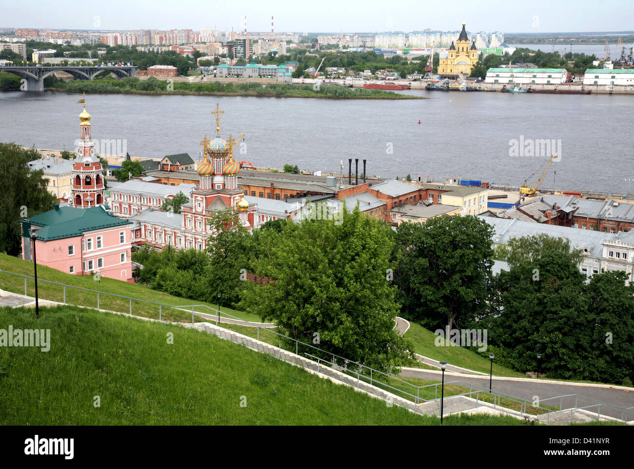 May spring view Nizhny Novgorod Russia Stock Photo