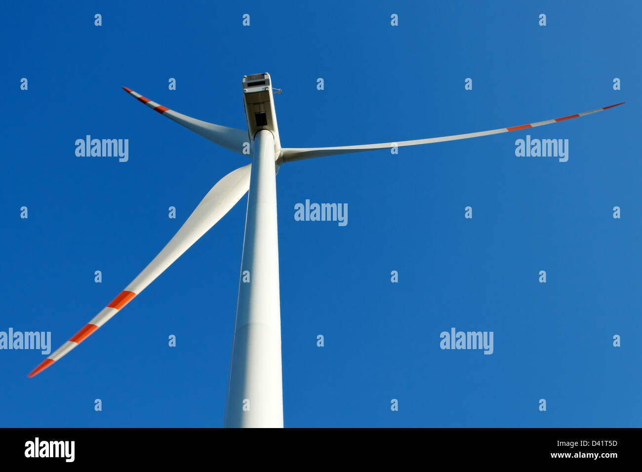Karcino, Poland, wind turbine in the wind park of WKN Stock Photo