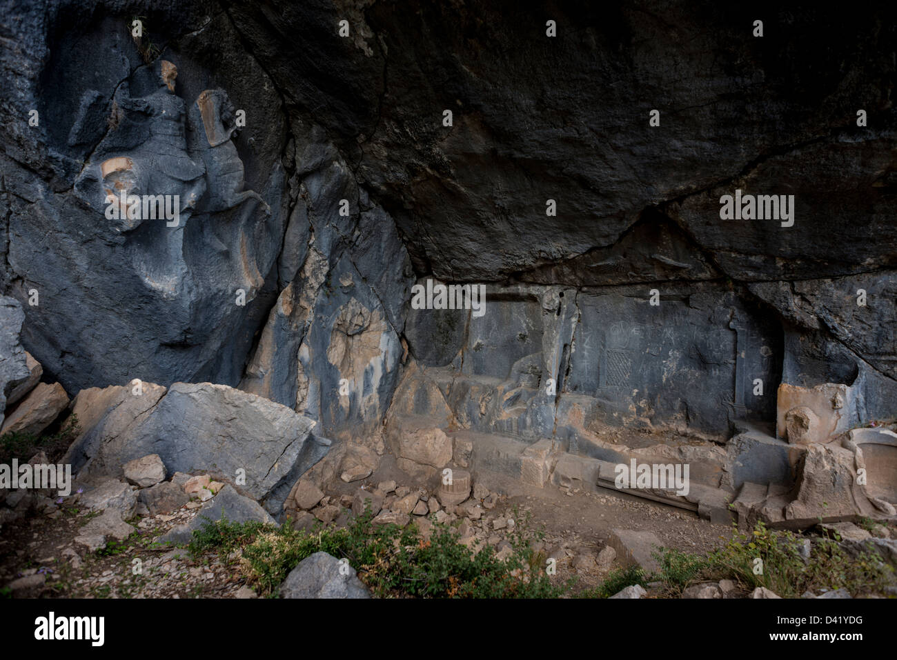 Tomb alcetas termessos in turkey hires stock photography and images
