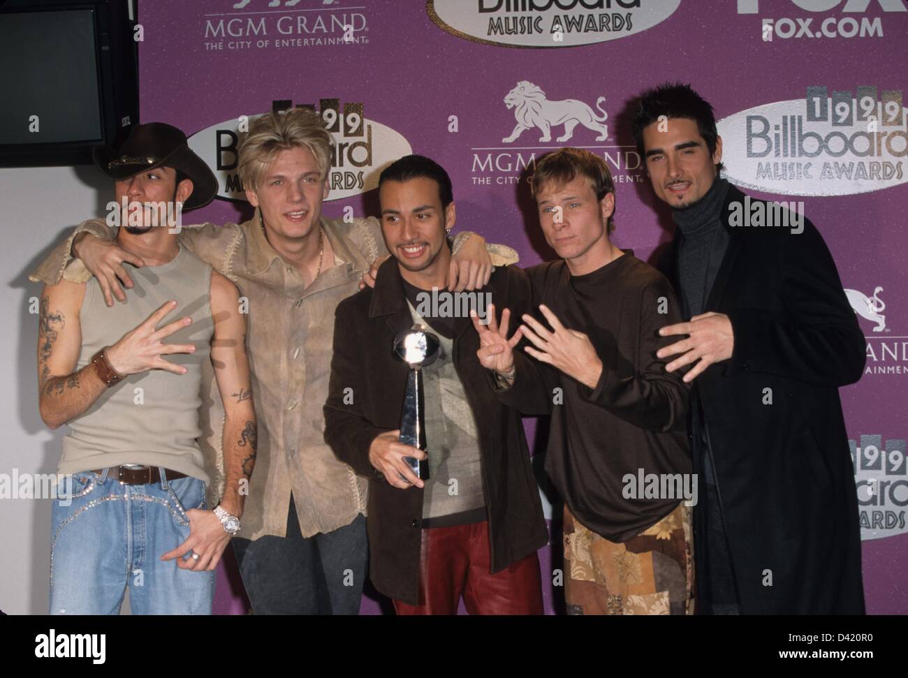 BACKSTREET BOYS.1999 Billboard Music Awards at MGM Grand Hotel in Las