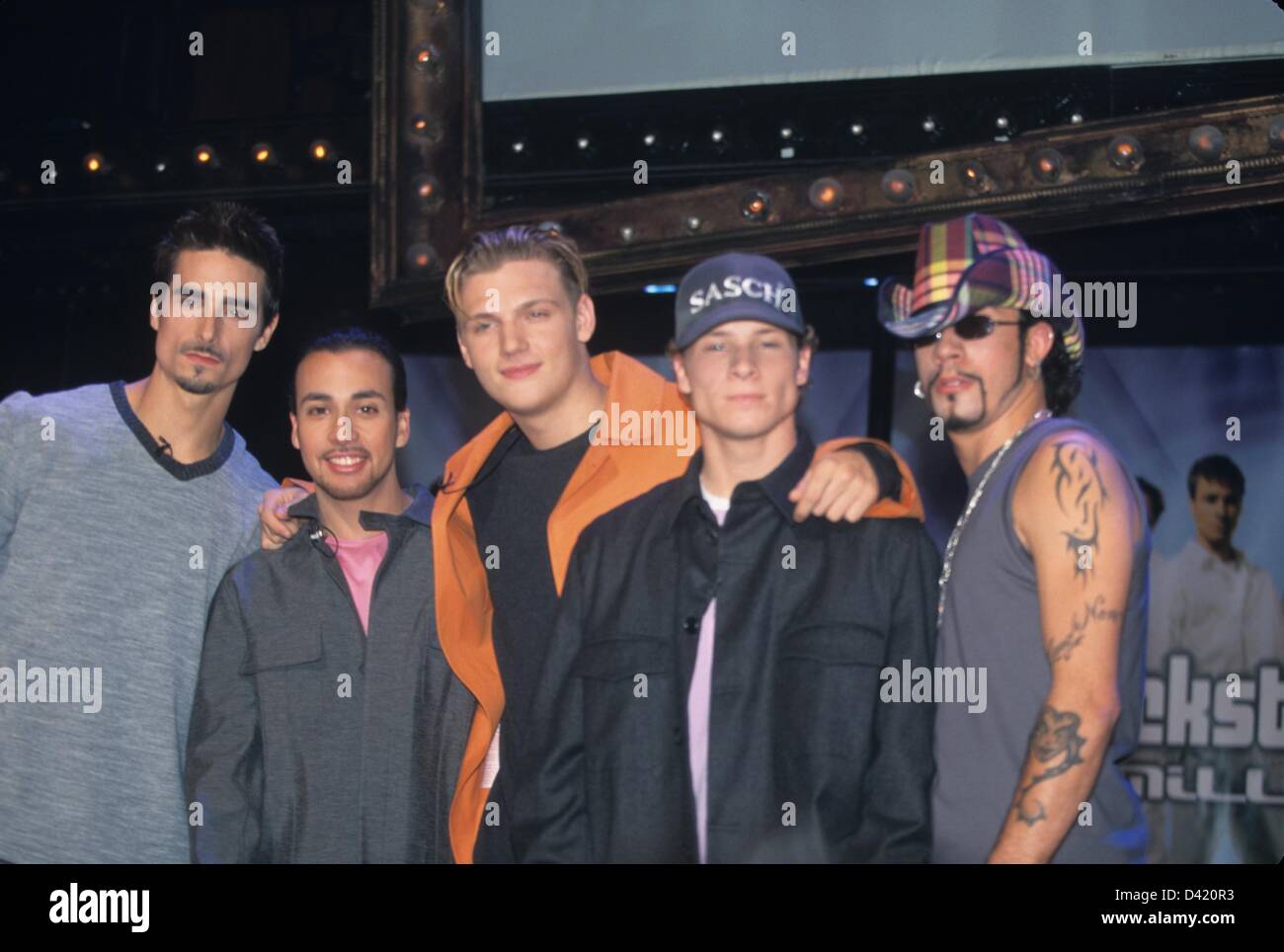 BACKSTREET BOYS.Promo for their New Album Millennium to announce world