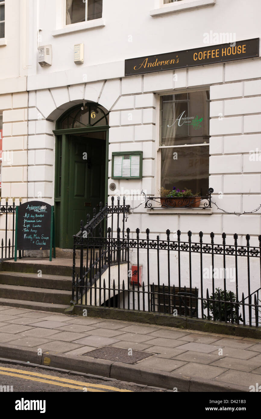 Anderson's coffee House Cheltenham Gloucestershire Stock Photo Alamy