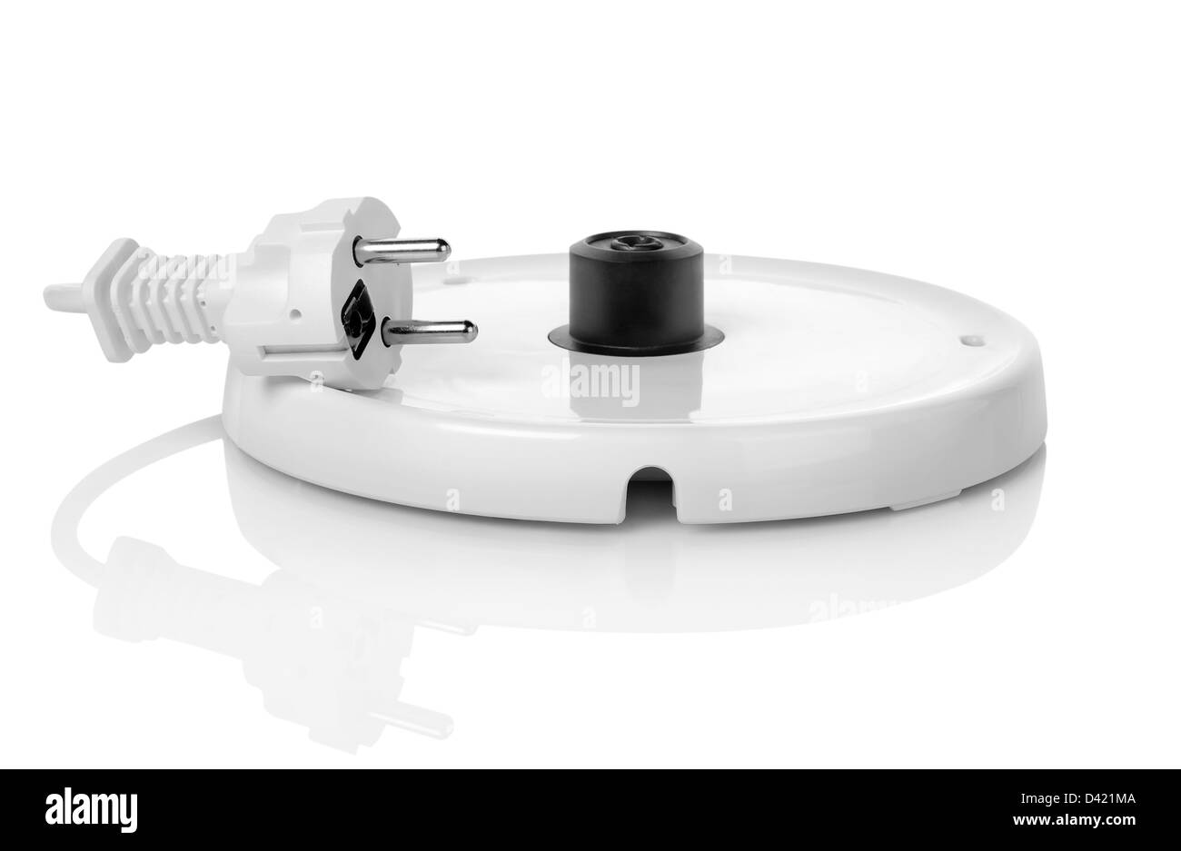 Stand for electric kettle isolated on white background Stock Photo Alamy