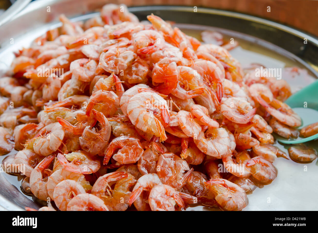 dried shrimp with sweet sauce in market Stock Photo