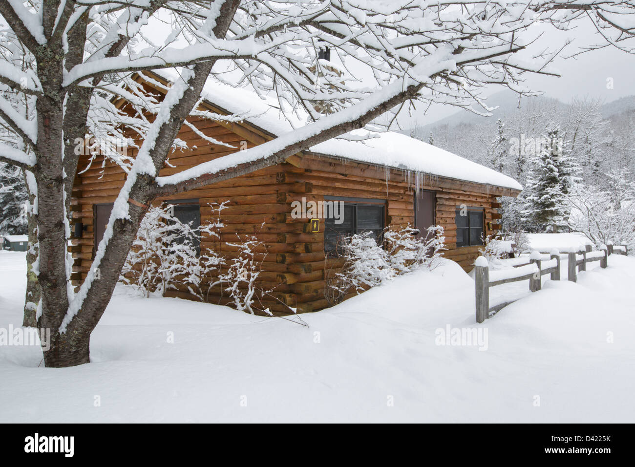 Forest Service Cabin Winter Stock Photos Forest Service Cabin