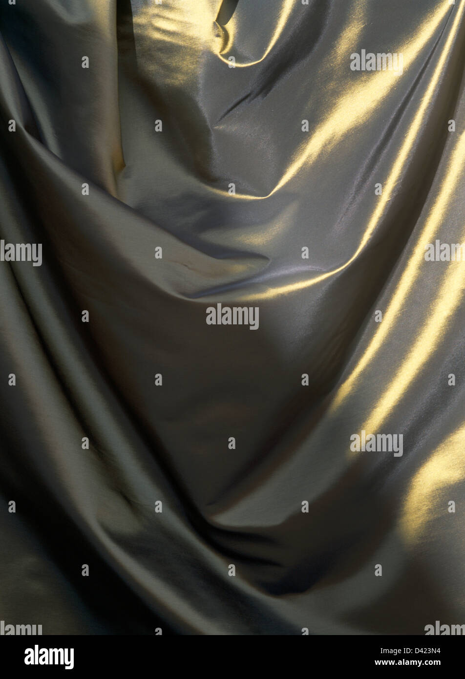 Silver And Gold Satin Stock Photo - Alamy