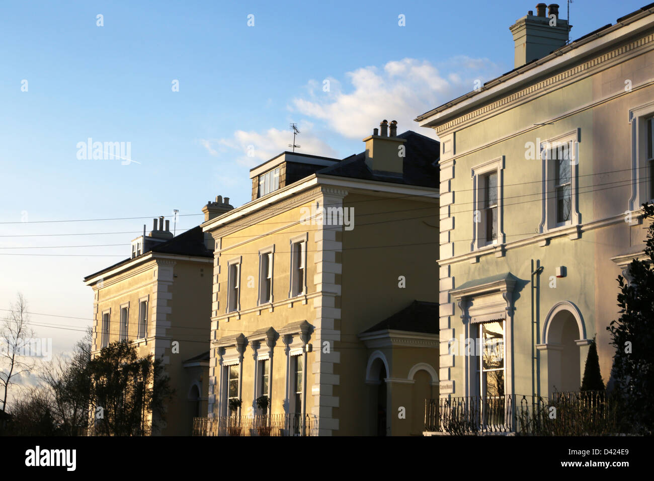 Houses Cheltenham Gloucestershire England Stock Photo Alamy