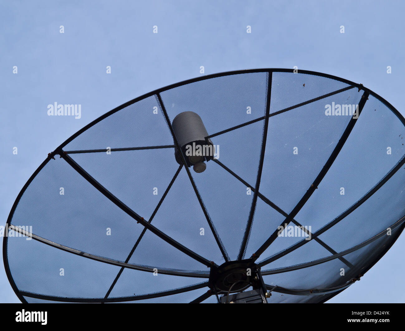 Sky satellite dish blue sky hi-res stock photography and images - Alamy