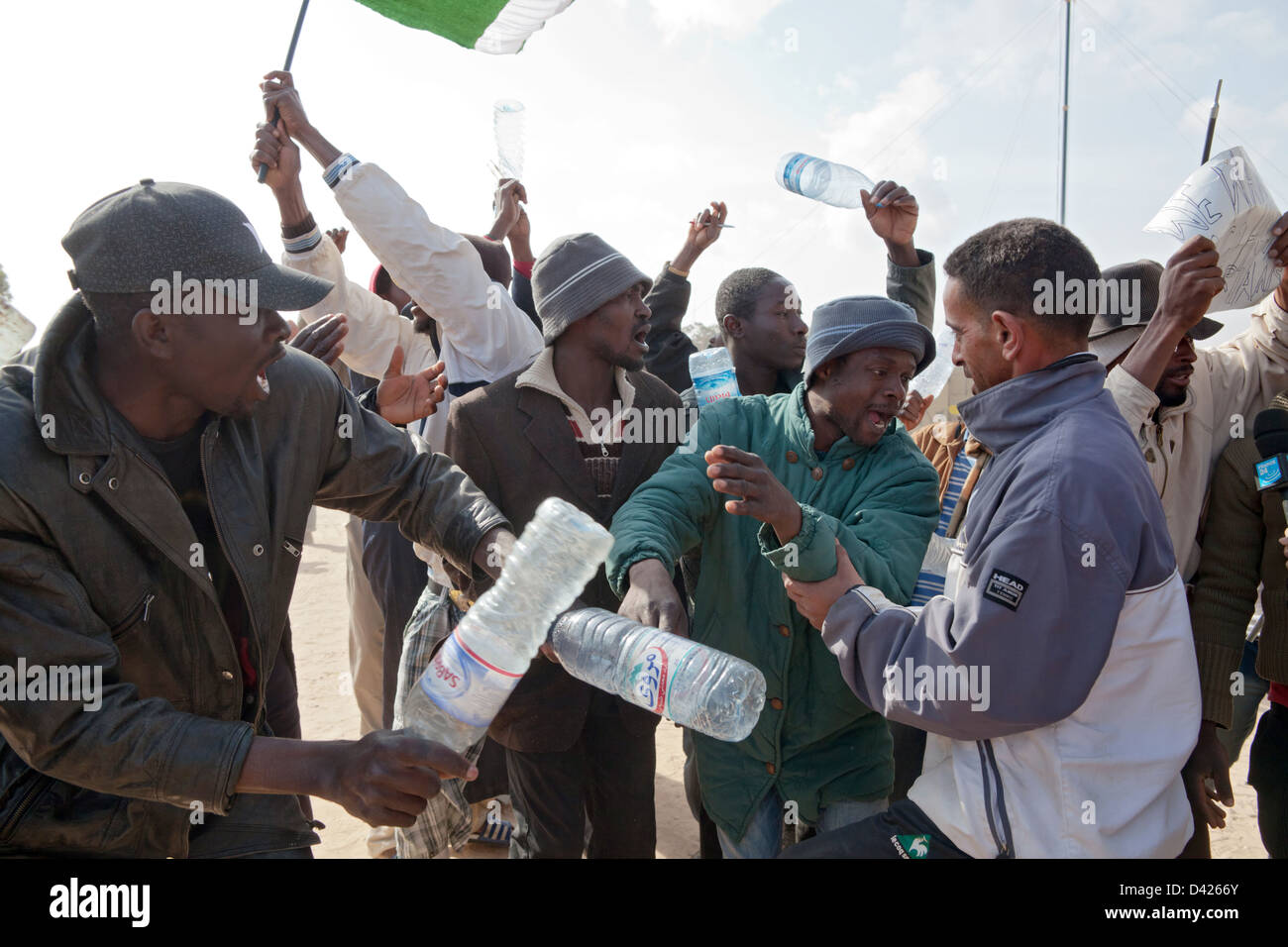 Ben Gardane, Tunisia, applied Nigerians in the Shousha refugee camp