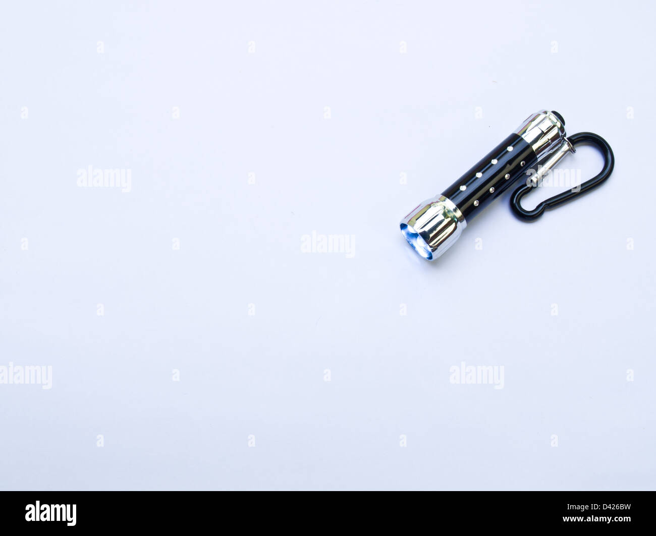 Pocket Flashlight isolated on white background Stock Photo - Alamy
