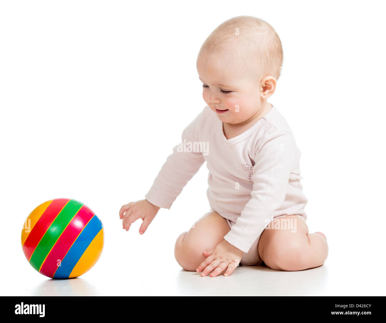 cute mother and baby having fun Stock Photo